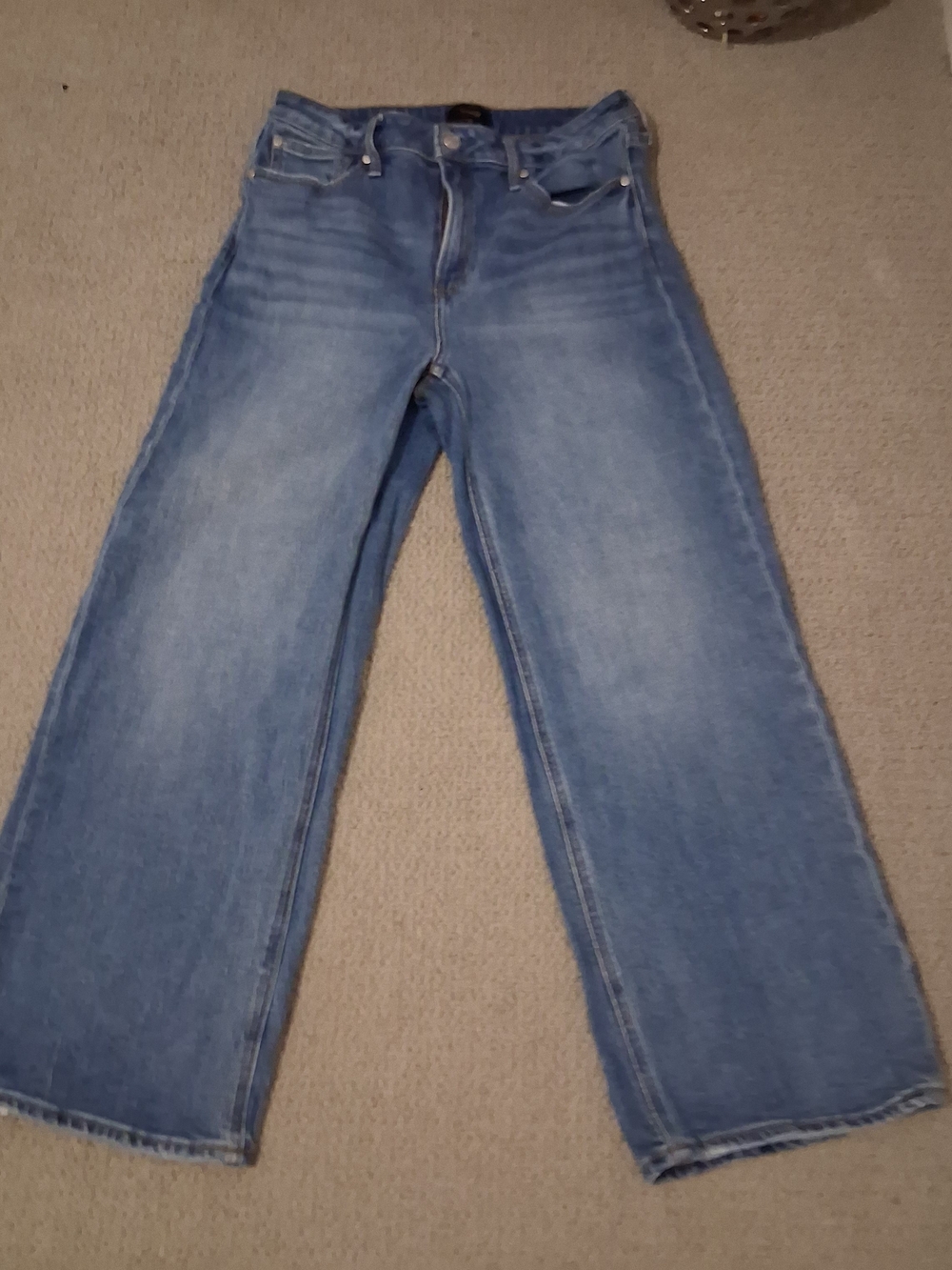 Quince Wide-Leg Jeans in Light Blue Wash